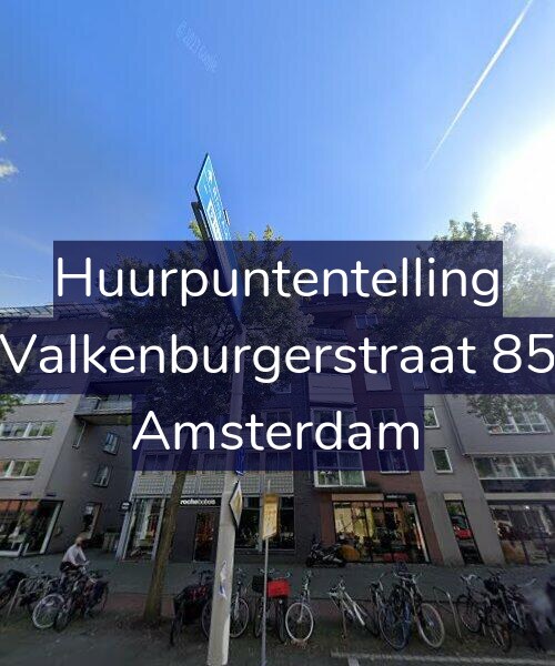 Foto gevel Huurpuntentelling voor Valkenburgerstraat 85, Amsterdam