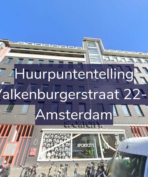 Foto gevel Huurpuntentelling voor Valkenburgerstraat 22-K, Amsterdam