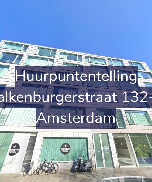 Foto gevel Huurpuntentelling voor Valkenburgerstraat 132-D, Amsterdam
