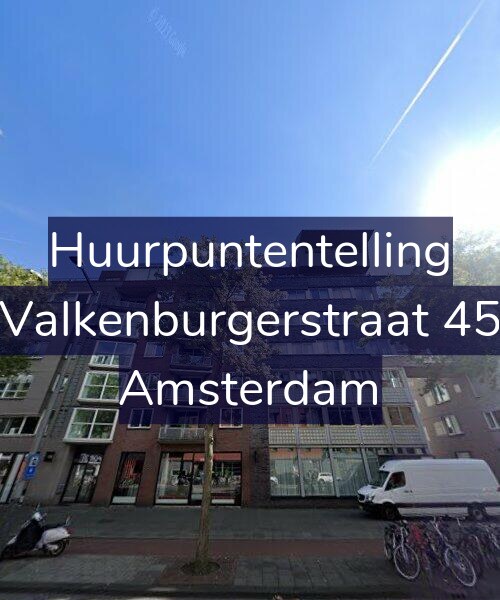 Foto gevel Huurpuntentelling voor Valkenburgerstraat 45, Amsterdam