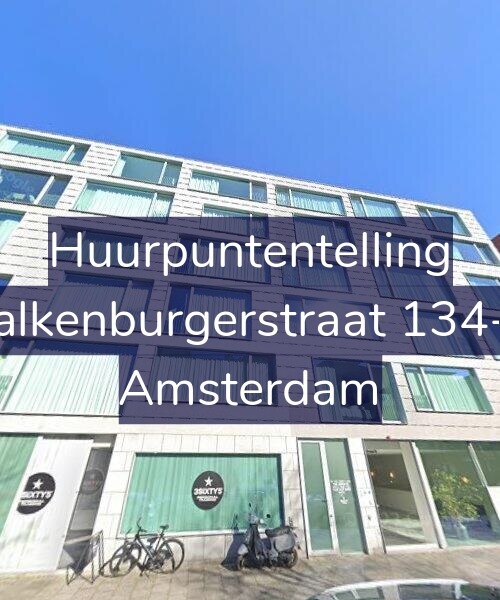 Foto gevel Huurpuntentelling voor Valkenburgerstraat 134-B, Amsterdam