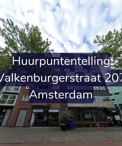 Foto gevel Huurpuntentelling voor Valkenburgerstraat 207, Amsterdam