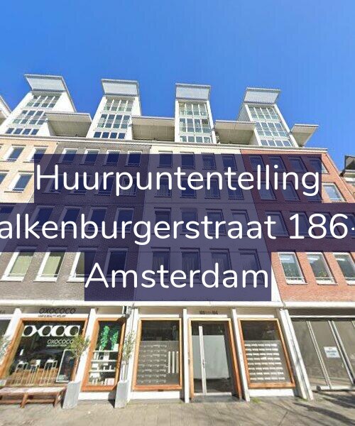 Foto gevel Huurpuntentelling voor Valkenburgerstraat 186-F, Amsterdam