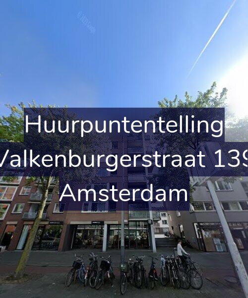 Foto gevel Huurpuntentelling voor Valkenburgerstraat 139, Amsterdam