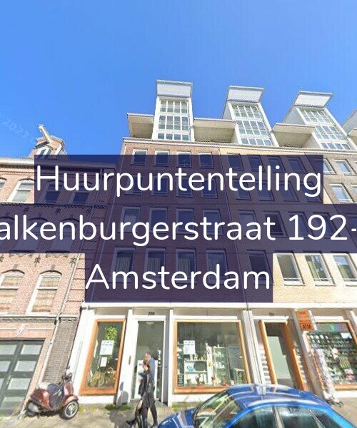 Foto gevel Huurpuntentelling voor Valkenburgerstraat 192-B, Amsterdam