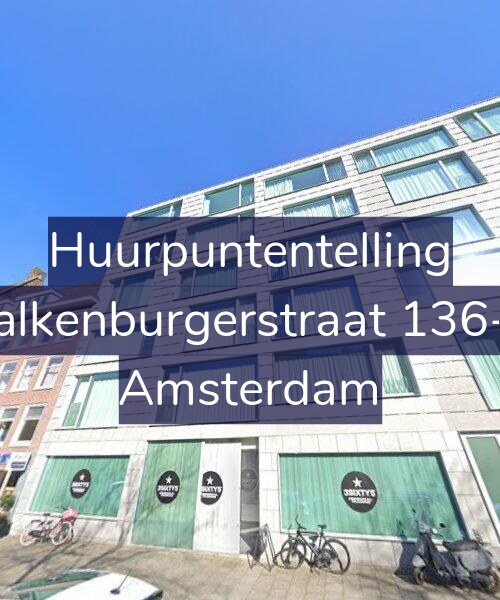 Foto gevel Huurpuntentelling voor Valkenburgerstraat 136-B, Amsterdam