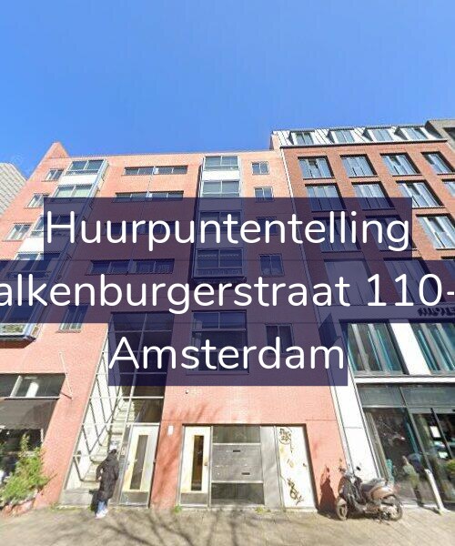 Foto gevel Huurpuntentelling voor Valkenburgerstraat 110-G, Amsterdam