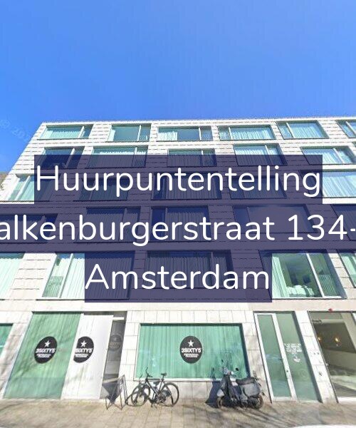 Foto gevel Huurpuntentelling voor Valkenburgerstraat 134-C, Amsterdam