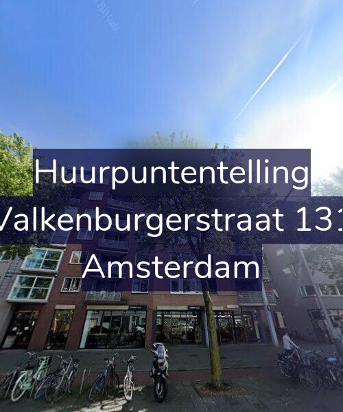 Foto gevel Huurpuntentelling voor Valkenburgerstraat 131, Amsterdam