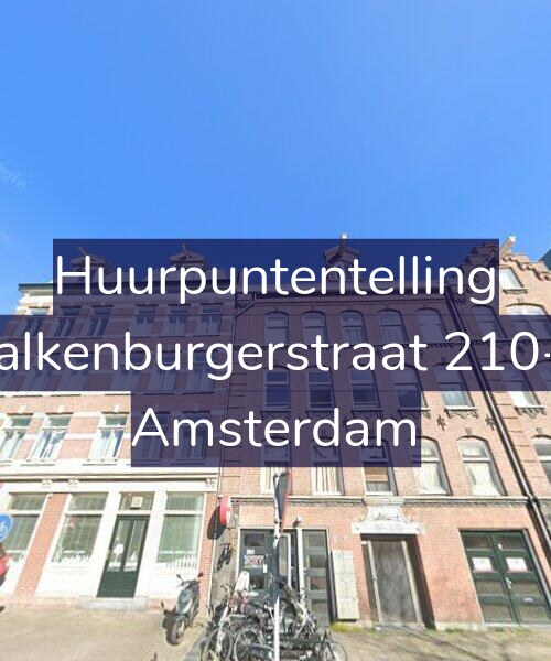 Foto gevel Huurpuntentelling voor Valkenburgerstraat 210-1, Amsterdam