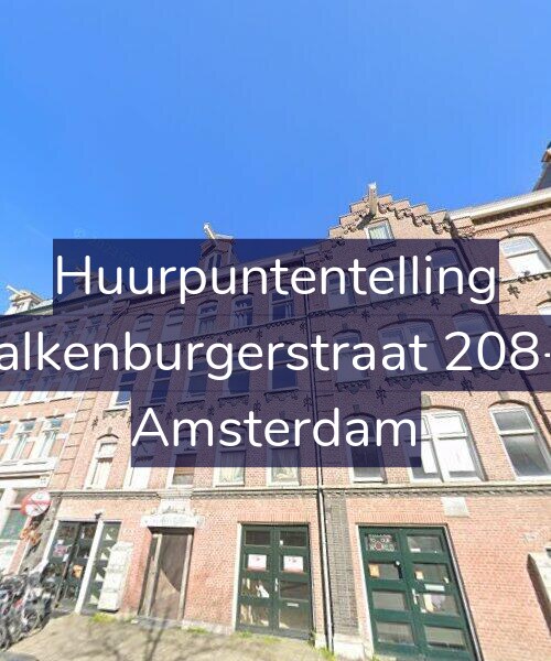 Foto gevel Huurpuntentelling voor Valkenburgerstraat 208-3, Amsterdam