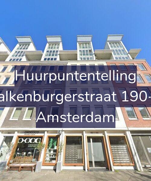 Foto gevel Huurpuntentelling voor Valkenburgerstraat 190-B, Amsterdam
