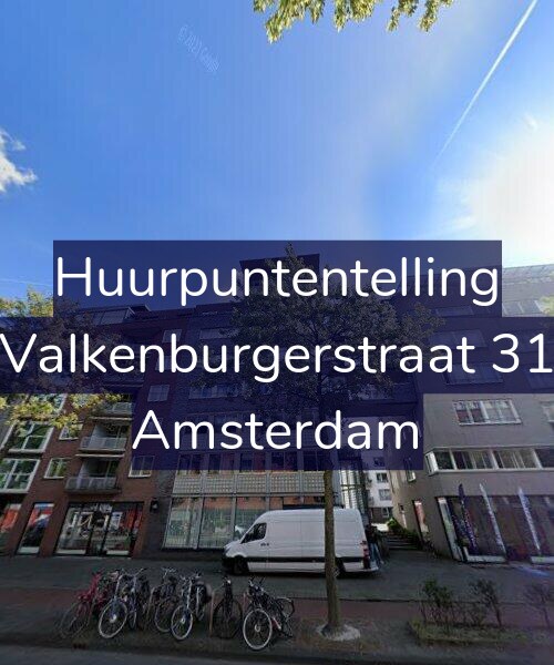 Foto gevel Huurpuntentelling voor Valkenburgerstraat 31, Amsterdam