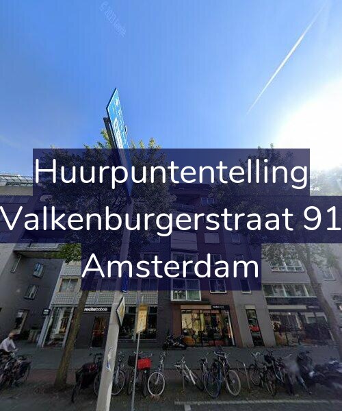Foto gevel Huurpuntentelling voor Valkenburgerstraat 91, Amsterdam