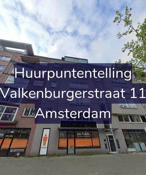 Foto gevel Huurpuntentelling voor Valkenburgerstraat 11, Amsterdam