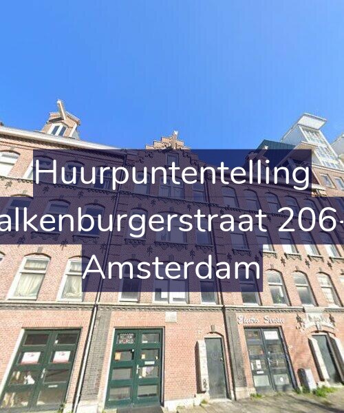 Foto gevel Huurpuntentelling voor Valkenburgerstraat 206-3, Amsterdam