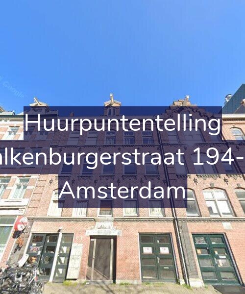 Foto gevel Huurpuntentelling voor Valkenburgerstraat 194-W, Amsterdam