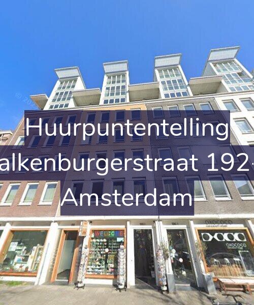 Foto gevel Huurpuntentelling voor Valkenburgerstraat 192-L, Amsterdam