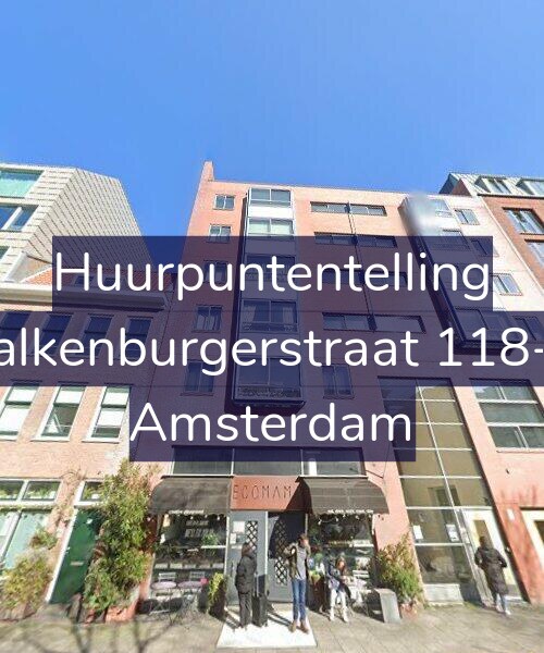 Foto gevel Huurpuntentelling voor Valkenburgerstraat 118-A, Amsterdam