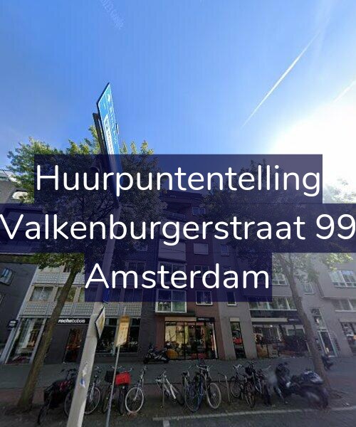 Foto gevel Huurpuntentelling voor Valkenburgerstraat 99, Amsterdam
