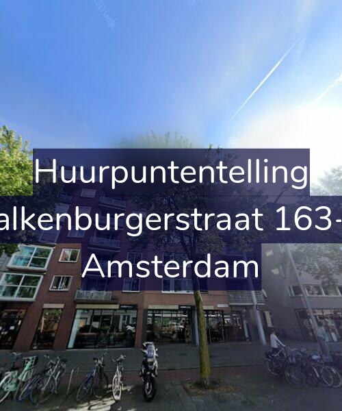 Foto gevel Huurpuntentelling voor Valkenburgerstraat 163-A, Amsterdam