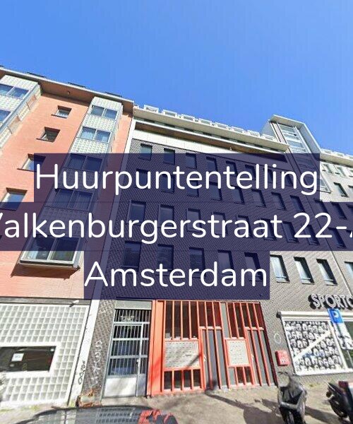 Foto gevel Huurpuntentelling voor Valkenburgerstraat 22-A, Amsterdam