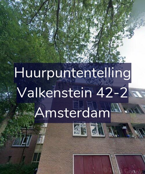 Foto gevel Huurpuntentelling voor Valkenstein 42-2, Amsterdam
