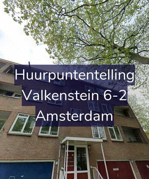 Foto gevel Huurpuntentelling voor Valkenstein 6-2, Amsterdam