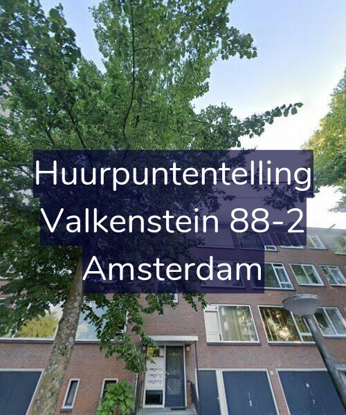 Foto gevel Huurpuntentelling voor Valkenstein 88-2, Amsterdam