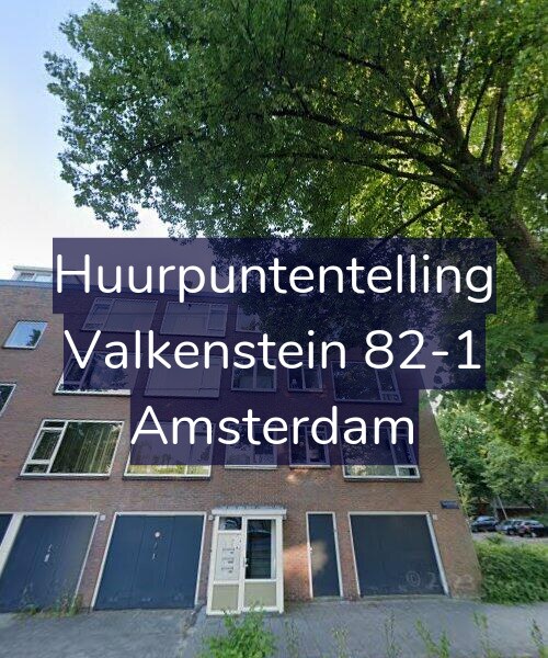 Foto gevel Huurpuntentelling voor Valkenstein 82-1, Amsterdam