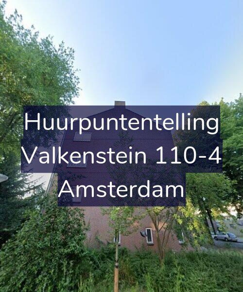 Foto gevel Huurpuntentelling voor Valkenstein 110-4, Amsterdam