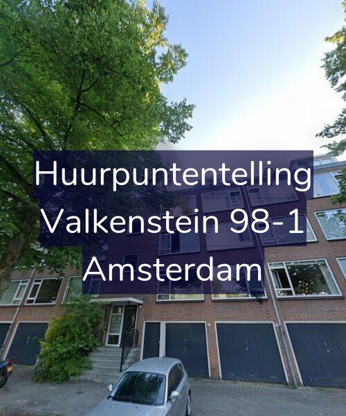 Foto gevel Huurpuntentelling voor Valkenstein 98-1, Amsterdam