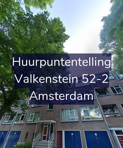 Foto gevel Huurpuntentelling voor Valkenstein 52-2, Amsterdam