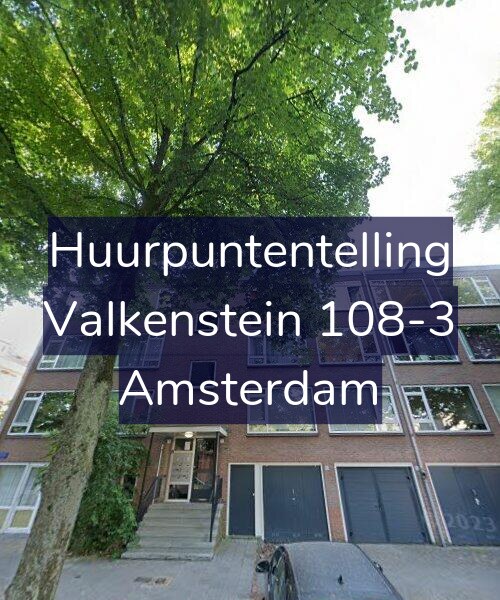 Foto gevel Huurpuntentelling voor Valkenstein 108-3, Amsterdam