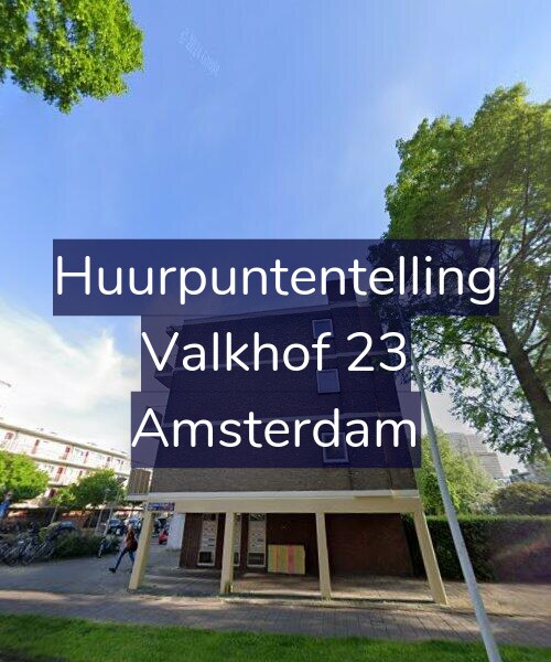 Foto gevel Huurpuntentelling voor Valkhof 23, Amsterdam