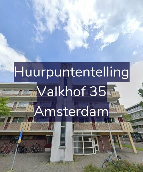 Foto gevel Huurpuntentelling voor Valkhof 35, Amsterdam
