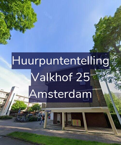 Foto gevel Huurpuntentelling voor Valkhof 25, Amsterdam