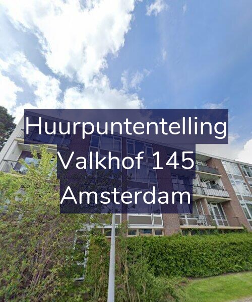 Foto gevel Huurpuntentelling voor Valkhof 145, Amsterdam