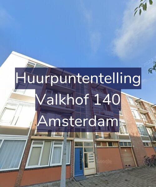 Foto gevel Huurpuntentelling voor Valkhof 140, Amsterdam
