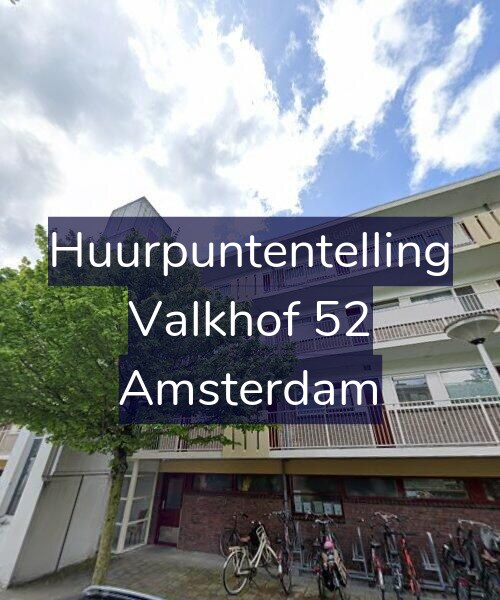 Foto gevel Huurpuntentelling voor Valkhof 52, Amsterdam