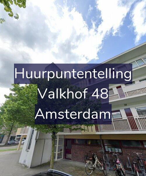 Foto gevel Huurpuntentelling voor Valkhof 48, Amsterdam