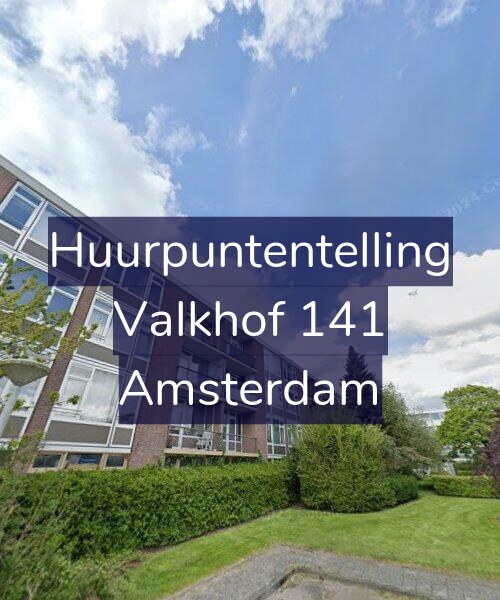 Foto gevel Huurpuntentelling voor Valkhof 141, Amsterdam