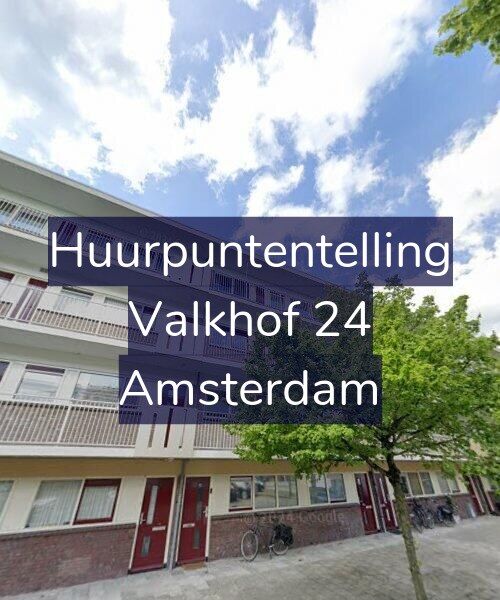 Foto gevel Huurpuntentelling voor Valkhof 24, Amsterdam