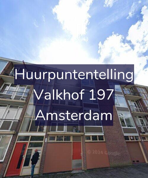 Foto gevel Huurpuntentelling voor Valkhof 197, Amsterdam