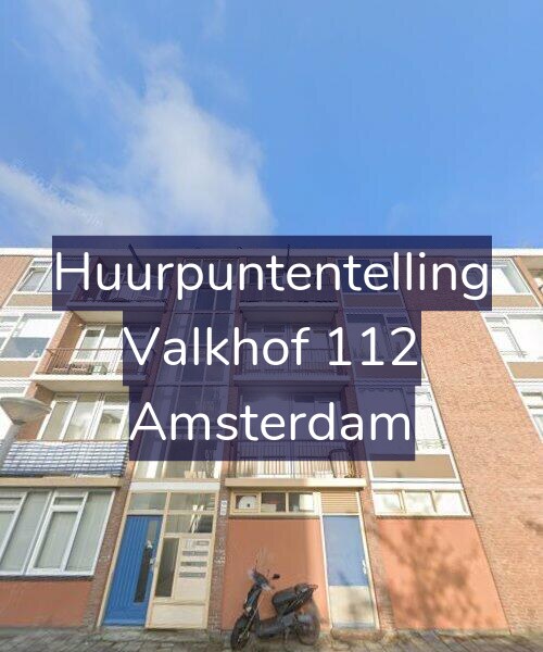 Foto gevel Huurpuntentelling voor Valkhof 112, Amsterdam