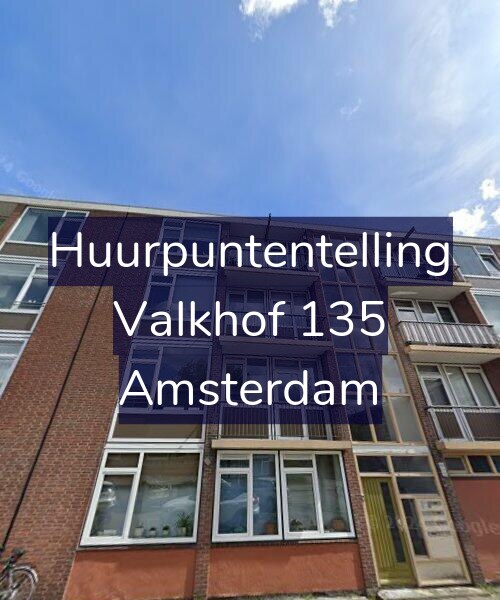 Foto gevel Huurpuntentelling voor Valkhof 135, Amsterdam