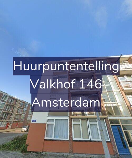 Foto gevel Huurpuntentelling voor Valkhof 146, Amsterdam