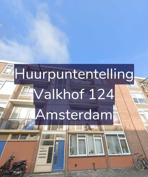 Foto gevel Huurpuntentelling voor Valkhof 124, Amsterdam