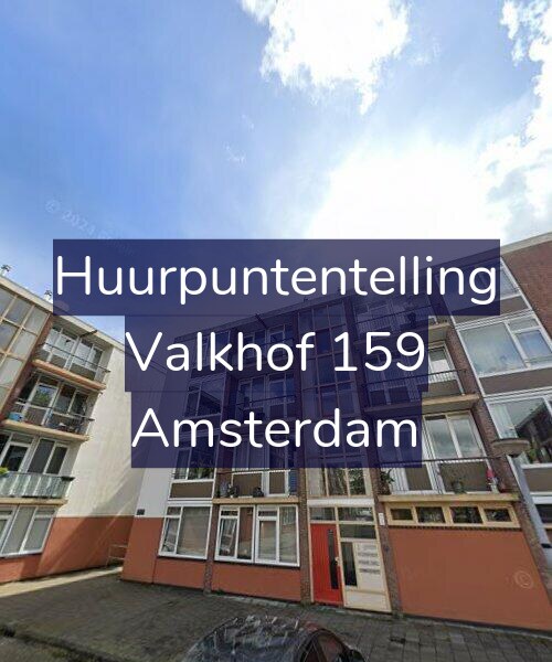 Foto gevel Huurpuntentelling voor Valkhof 159, Amsterdam