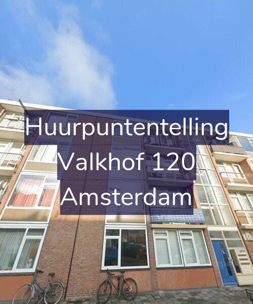 Foto gevel Huurpuntentelling voor Valkhof 120, Amsterdam